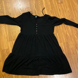 Black dress/ long sleeve XL